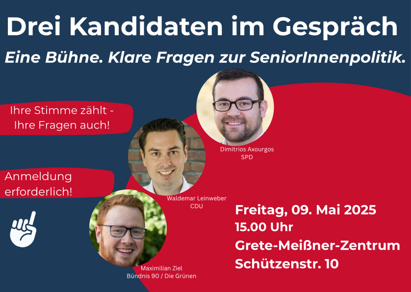Die Positionen der Bürgermeisterkandidaten zur SeniorInnenpolitik