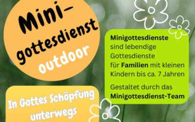 Outdoor-Minigottesdienst am 25. Mai