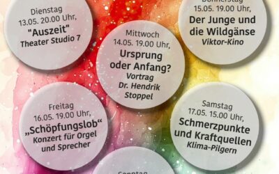 Schöpfungswoche der Ev. Gemeinde vom 12-18. Mai
