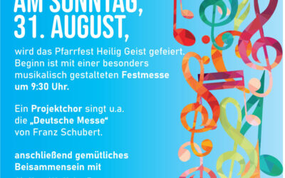 Pfarrbezirk Heilig Geist lädt zum Gemeindefest
