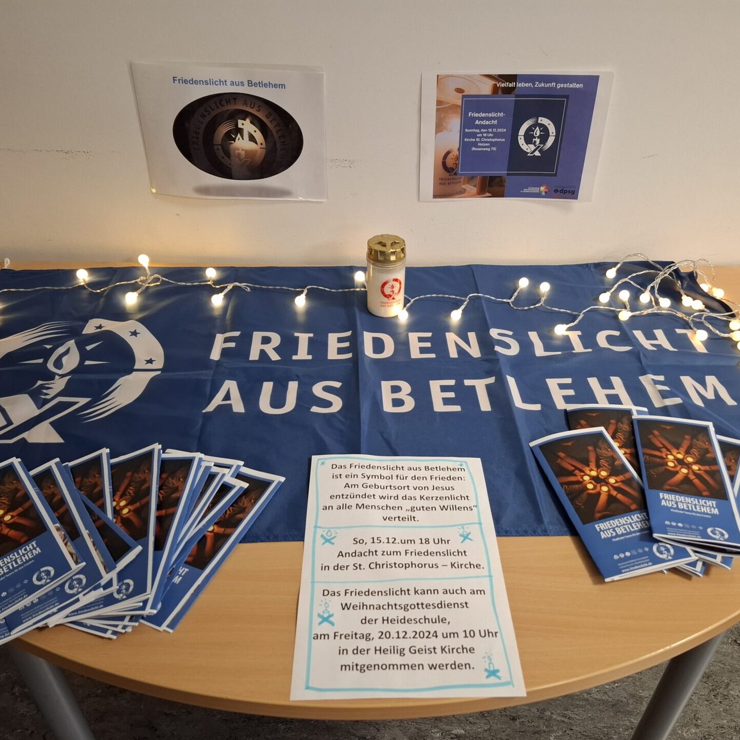 foto stand friedenslicht