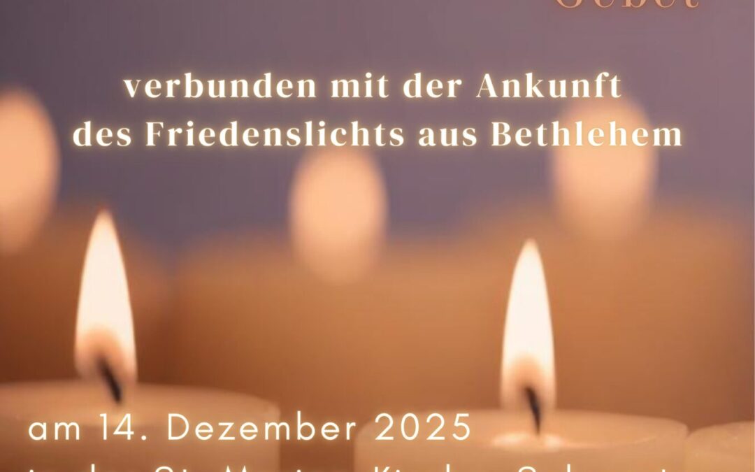 Abend des Friedens – Barmherzigkeit, Versöhnung, Gebet