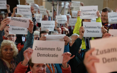 Flyer für Katholikentagsfahrt nach Würzburg