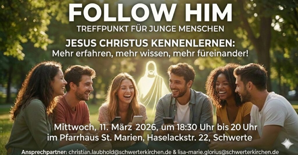 Follow Him am 11. März