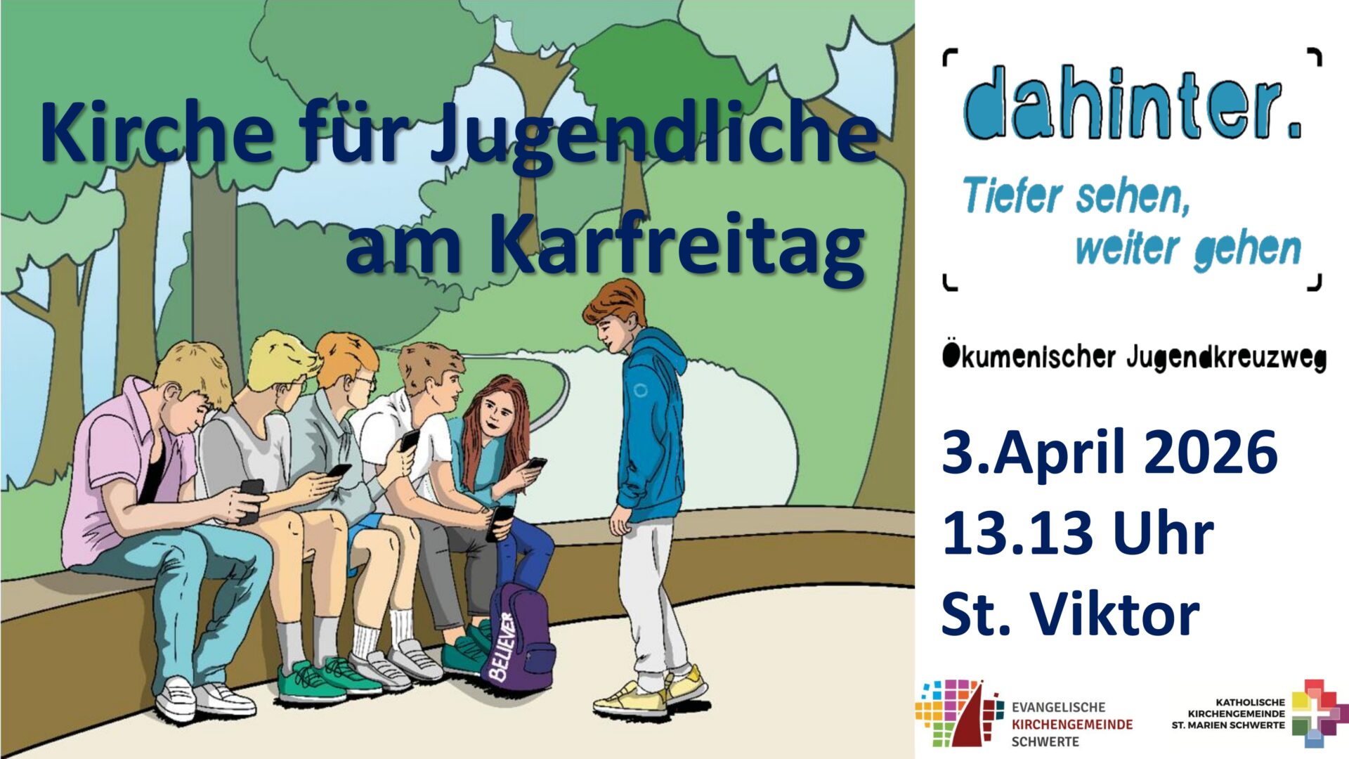 plakat 2026 karfreitag kirche für jugendliche