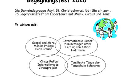 Gemeindegruppe Asyl lädt zum 25. Begegnungsfest am 13. Juni