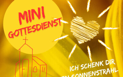 Minigottesdienst verschenkt Sonnenstrahlen