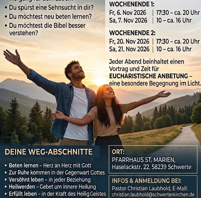 Neuland-Glaubenskurs in Schwerte: Jesus begegnen und dem Leben neue Tiefe geben